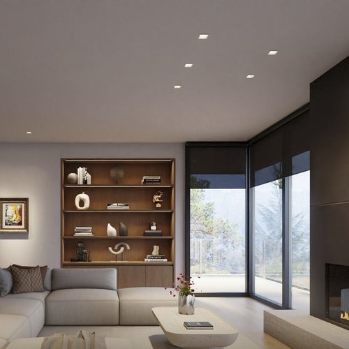 はめ込み式ダウンライト - D2R-TW-AD - LUTRON ELECTRONICS - LED / 円形 / 正方形