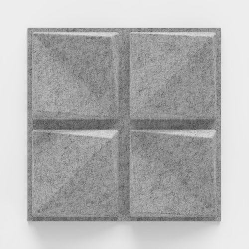壁取り付け式吸音パネル - Quad FeltForms - MIO - PET / 再生プラスチック製 / 長方形