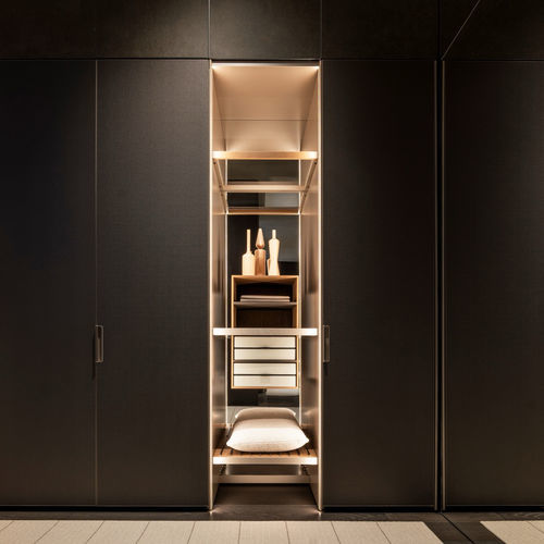 屋内用収納用ドア - ROMA - Molteni&C - 木製 / 金属製 / ヒンジ付き