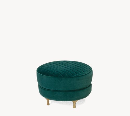 伝統的プーフ - BIG MAMA - MOROSO/モローゾ - 布製 / 革製 / ブナ材製