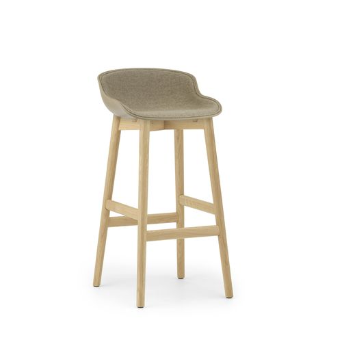 現代風バー用腰掛け - HYG  - Normann Copenhagen - 革製 / 布製 / ポリプロピレン製