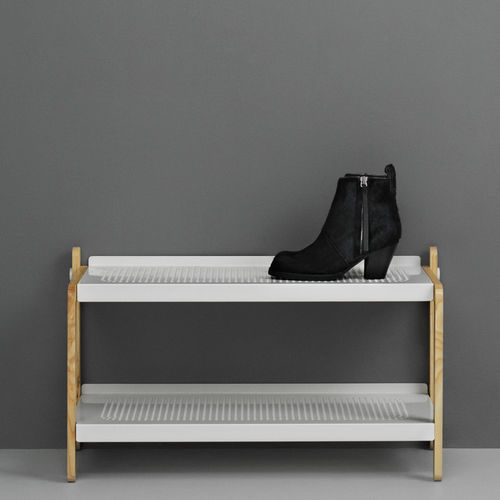 現代風靴入れ棚 - SKO - Normann Copenhagen - 自立型 / トネリコ材 / スチール製