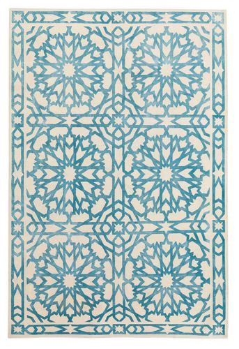 現代風絨毯 - MAMOUNIA SKY - The Rug Company - 柄付き / ウール製 / 絹