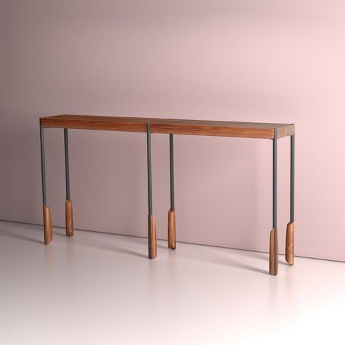 現代風サイドボードテーブル - ALTAI  - Skram Furniture - ウォールナット / トネリコ材 / 金属脚