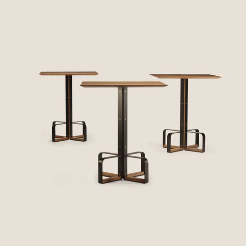 現代風ビストロ用テーブル - PIEDMONT  - Skram Furniture - オーク材 / ウォールナット / 桜の木