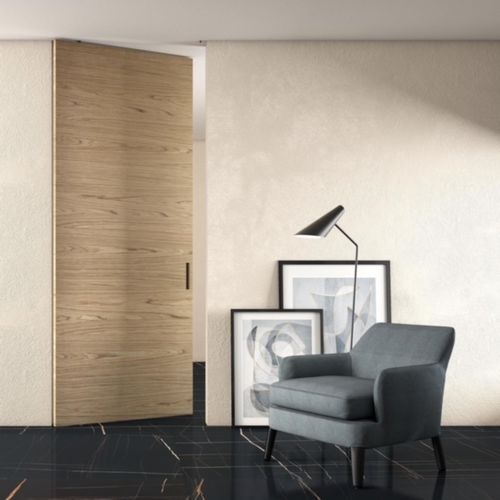 屋内用ドア - Planus 6 - TreP Srl - MDF / ウォールナット / 突板