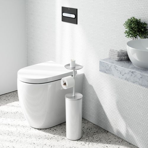床置きトイレットロール紙保持具 - PORTALOO - Umbra - クロム / 家庭用