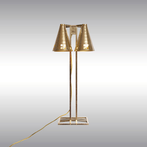 卓上ランプ - 22002 - Woka Lamps Vienna - 真ちゅう製 / アールデコ / コード付き