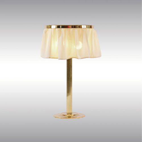 卓上ランプ - FL2 69 - Woka Lamps Vienna - 絹 / 真ちゅう製 / 伝統的