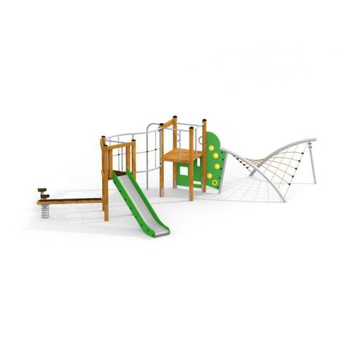 プレイグランド用プレイストラクチャー - INCA  - Lars Laj - ポリプロピレン製 / HDPE / 粉体塗装スチール製