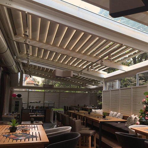 ルーバーシャッター - PITCHED SYSTEM - Designer shade solutions - ルーバー / 金属製 / マット