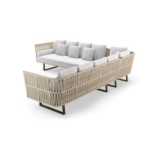 モジュール式ソファー - SIENNA CANASTA - G&G Italia Designer Furniture - 現代風 / 屋外用 / 布製