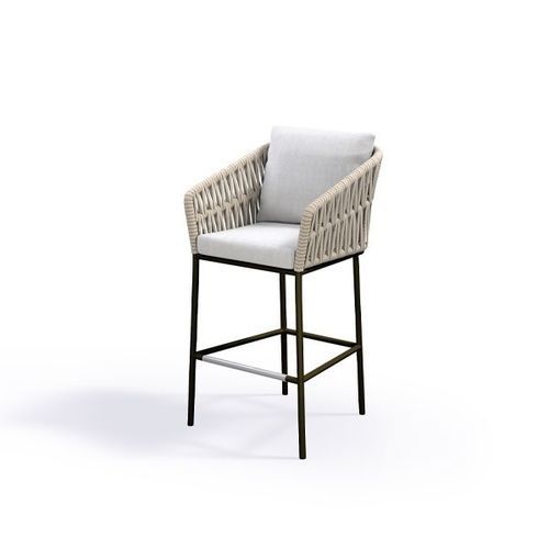 現代風バ－チェア - SIENNA CANASTA - G&G Italia Designer Furniture - 屋外用 / 布製 / ロープ