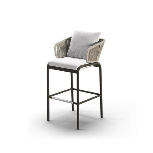 現代風バー用腰掛け - STELLA - G&G Italia Designer Furniture - ポリウレタン フォーム製 / -翻訳中- / ロープ