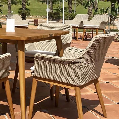 現代風ダイニングルーム用チェア - TIVOLI - G&G Italia Designer Furniture - 屋内用 / 屋外用 / アルミニウム