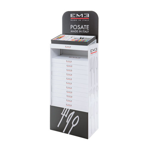 ボール紙製展示用ラック - 1012C - EME POSATERIE S.R.L. - 片側 / 店用