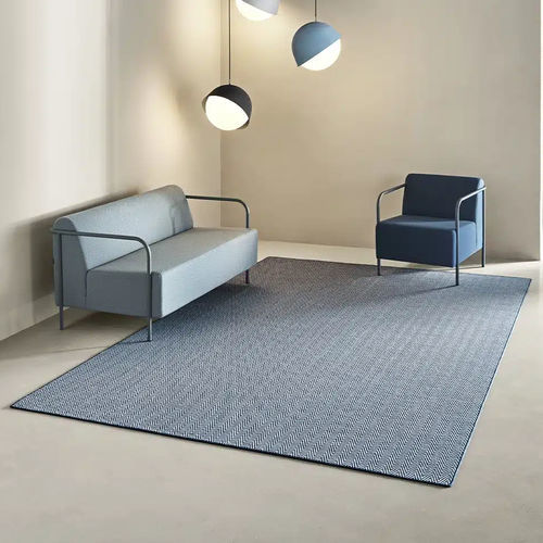 現代風絨毯 - DIANA HERRINGBONE DENIM - Rols Carpets - 柄付き / ウール製 / 長方形