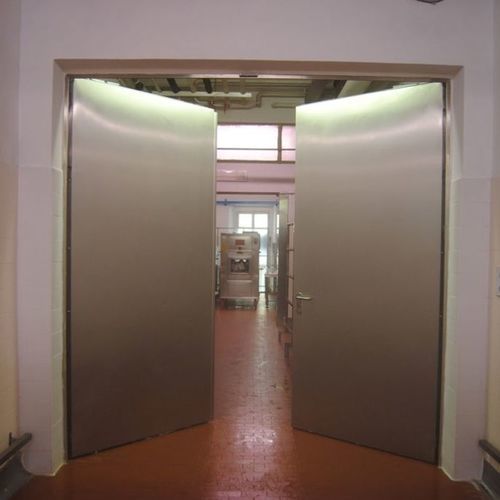 ステンレス製産業ドア - Endoors - ヒンジ付き / 自動 / 安全用