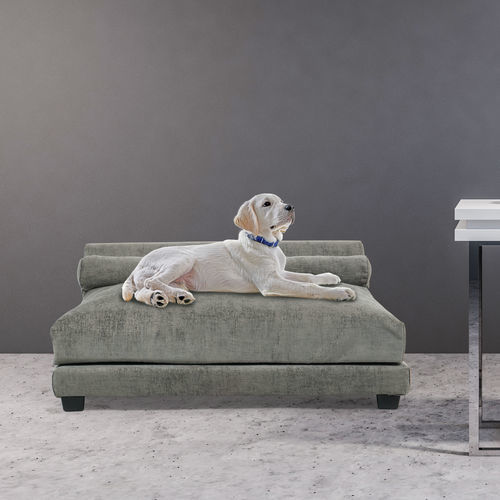 整形外科用犬用ベッド - Soho Roma - Club Nine Pets - 布製 / グレー / 茶色