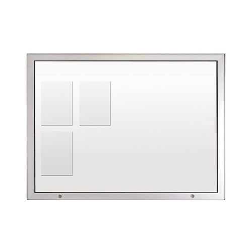 壁取り付け式ディスプレイパネル - BOXES - Ju-Metall- warenfabrik - 壁面 / オフィス用 / ワークスペース用