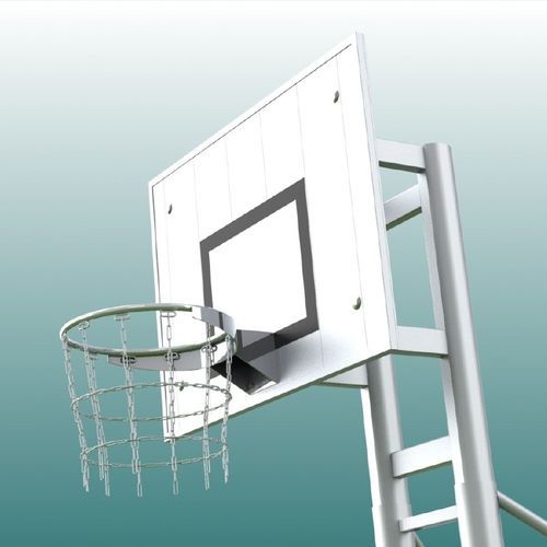 金属製バスケットボール用ネット - 37002 - artec Sportsgeräte GmbH - 銀色 / 3 mm / 趣味用