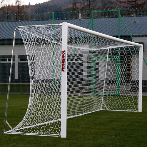 アルミニウムサッカーゴール - 9-02 - Pesmenpol - 折りたたみ可能 / 白色 / 粉体塗装