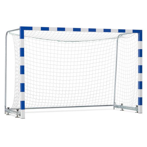 アルミニウムハンドボール用ゴール - 1615750 - Schelde Sports - 固定型 / 白または青 / 粉体塗装