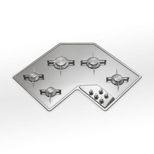 ガスコンロ - F 583/5G  - ALPES-INOX - 5口 / 組み込み式 / ノブ付き
