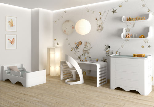 白子供部屋 - Wave room  - NU Furniture - 漆木材 / MDF / 無垢材