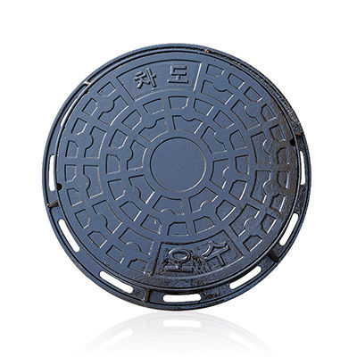 鋳鉄製マンホールの蓋 - B125 - Hebei Zhenhan Casting Co.,Ltd - 円形 / 内蔵型カバー