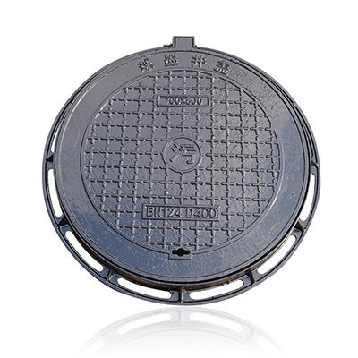 鋳鉄製マンホールの蓋 - D400 - Hebei Zhenhan Casting Co.,Ltd - 円形 / 内蔵型カバー