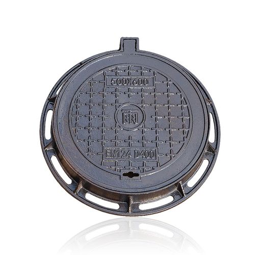 鋳鉄製マンホールの蓋 - SEWER - Hebei Zhenhan Casting Co.,Ltd - 円形 / 内蔵型カバー