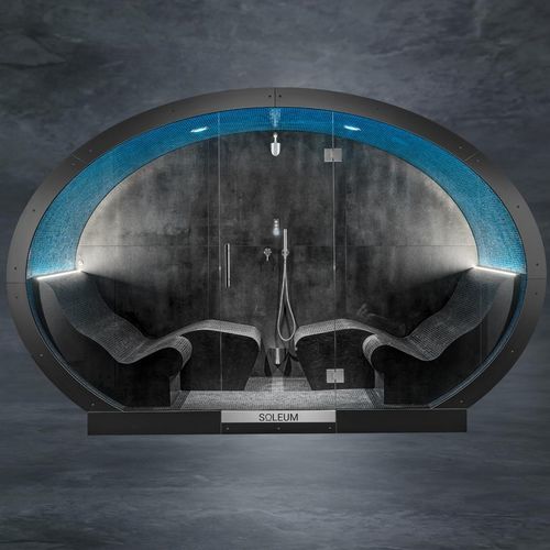 トルコスチームバス - LUXURY ELLIPSE - SOLEUM GmbH - 内蔵シャワー付 / 屋外用