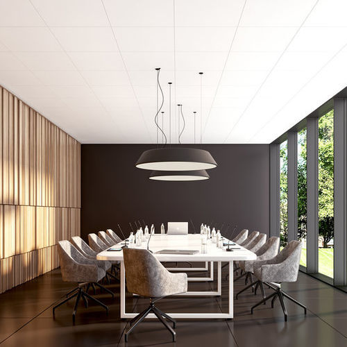 鉱物繊維製仮天井 - ADAGIO Acoustic+ - Knauf Ceiling Solutions - タイル / パネル / 会議室用