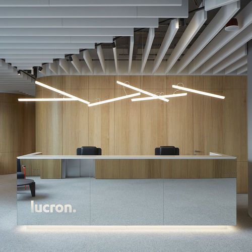 ミネラルウール製音響バッフルボード - Knauf Ceiling Solutions - 吊り下げ式 / 長方形 / 装飾