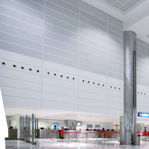 壁用吸音パネル - Horizon 1000 / 1100 - Knauf Ceiling Solutions - 金属製 / 長方形 / 穴あき