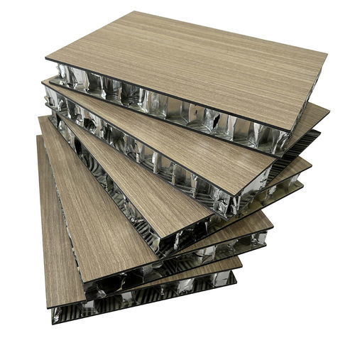 ファサード被覆材用サンドイッチパネル - Changzhou Zhongtian Fire-proof Decorative Sheets Co., Ltd. - 屋内用 / 家具用 / アルミニウム