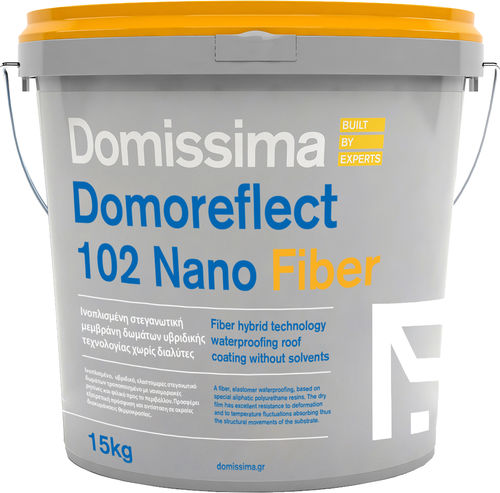補強材液状防水加工 - DOMOREFLECT 102 NANO FIBER - Domissima S.A. - 勾配屋根 / 暖炉の屋上突出部分用 / パネル用