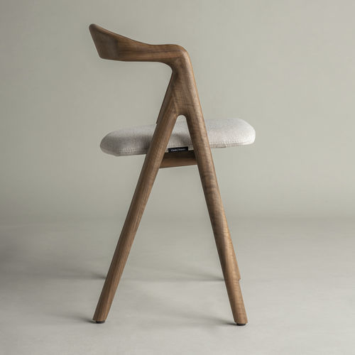 現代風チェア - Garibaldi Comfort - Pommier Furniture - 屋内用 / 布製 / オーク材製脚
