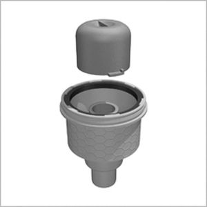 プラスチック製排水口 - TUB-BA-S - LUX ELEMENTS - バスルーム用 / 縦型 / 横型