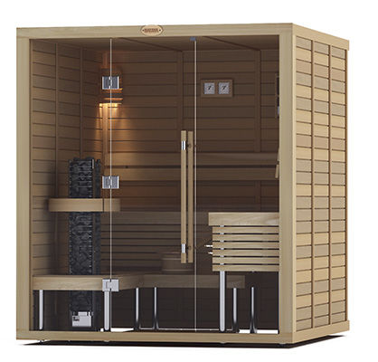 家庭用サウナ 木製 家庭用サウナ - S-BOX - Castor - 木製 / 屋外用