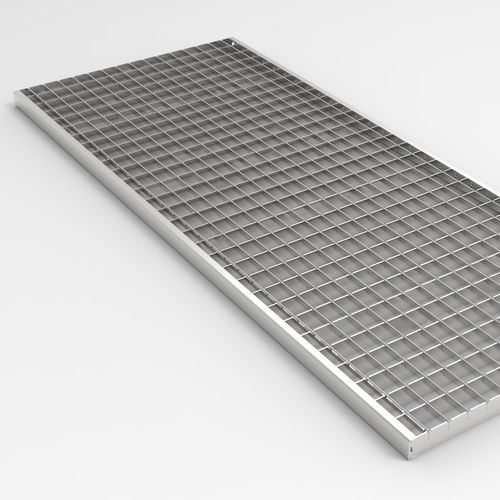 溶融亜鉛メッキ鋼製溝用グリッド - RECTANGULAR WITH SQUARE MESH - IFEC - Industria de Ferragens do Centro - ステンレススチール製 / 公共スペース用 / プール用