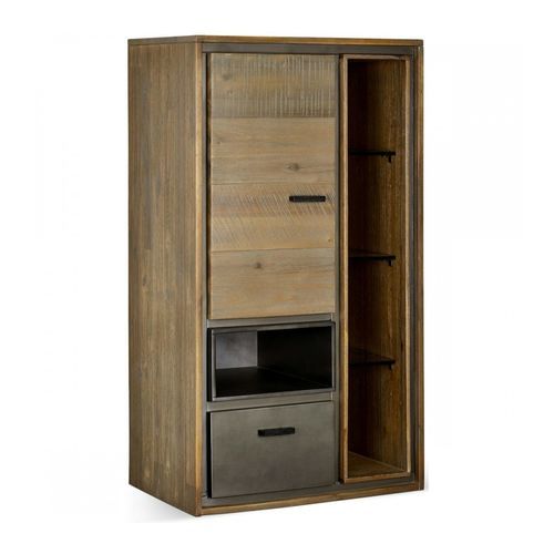 壁取り付け式収納家具 - MALAGA  - Furnhouse Aps - 現代風 / MDF / アカシア材