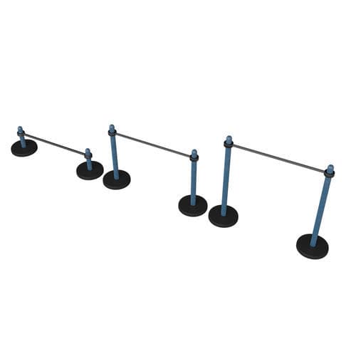3つプルアップバー - MB 7.60/7 AUSTRALIAN  - Streetbarbell - スチール製 / 屋外用 / フィットネストレール用