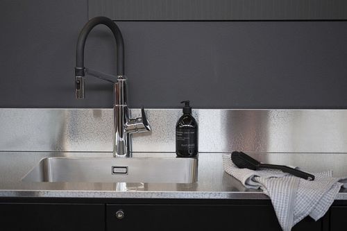 ステンレス製バックスプラッシュ - PANEL - Stala - MDF / 金属板