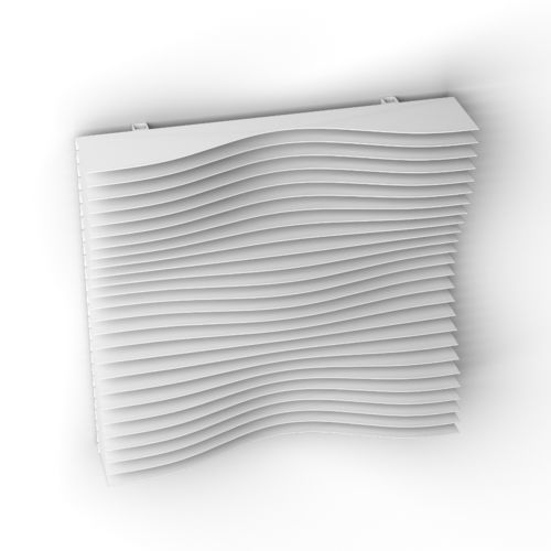 コーティングパネル - HORIZONTICAL   (solar shading) - Axes in Excess - 建物用 / 外壁用 / 持続的