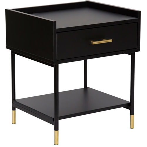 現代風ベッドサイドテーブル - TEDEE - TRUST MOBILIER - 木製 / 金属脚 / 長方形