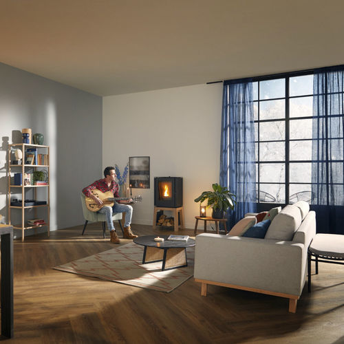 ぺレットストーブ - Woody Loft - Trimline Fires - 5 kW...10 kW / 0 - 5 kW / 独立型