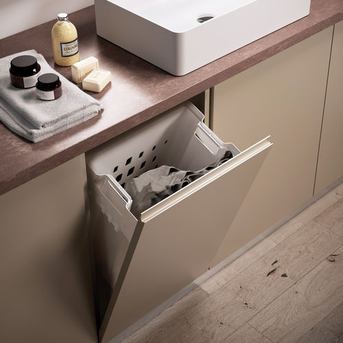 プラスチック製洗濯かご - 8500915 - Emuca SA - スチール製