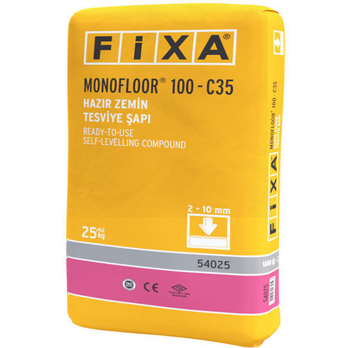 均し舗装スクリード - MONOFLOOR 100 C35 - FİXA YAPI KİMYASALLARI SAN VE TİC LTD.ŞTİ - セメント